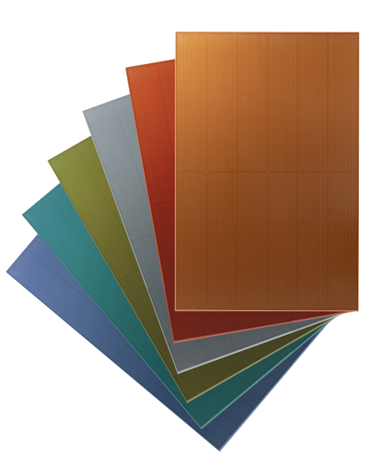 RAL color solar panel